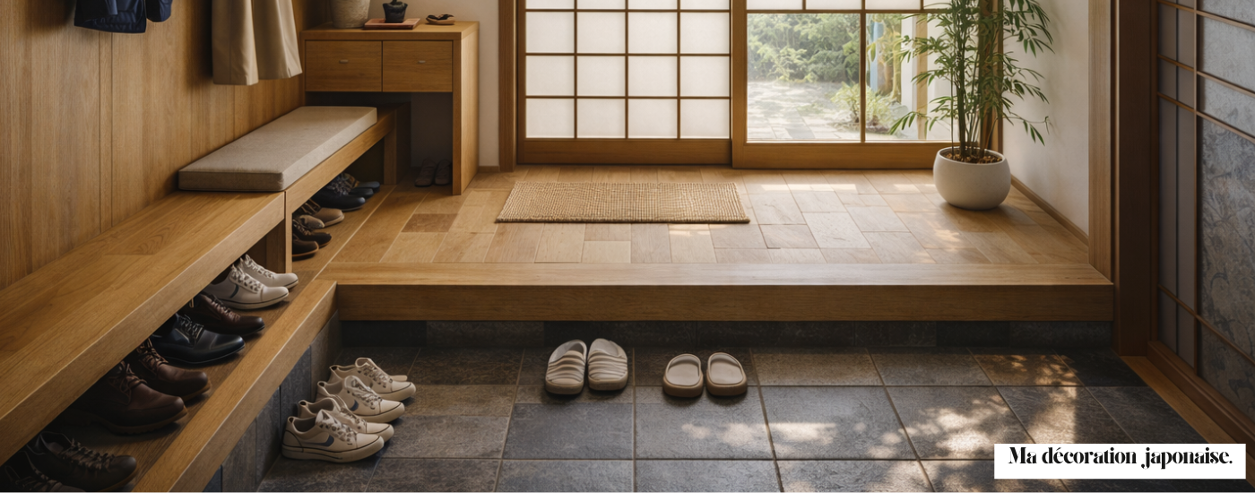 Comment aménager une entrée inspirée des genkan japonais ?
