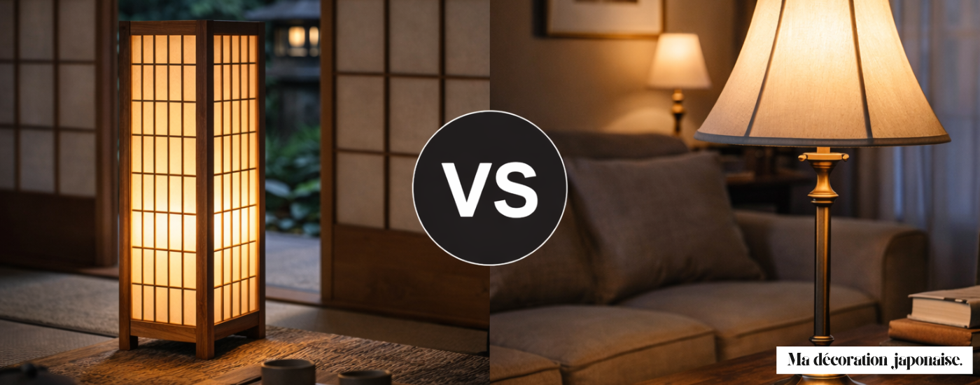 Lampe japonaise vs lampe occidentale : Quelles différences ?
