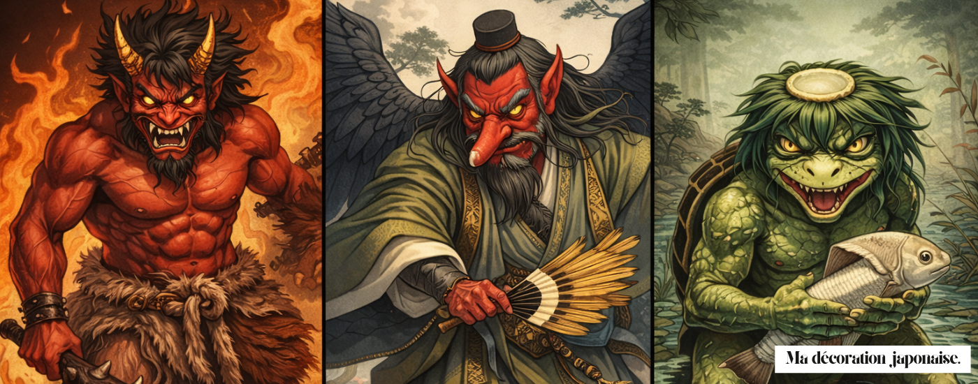 Oni, Tengu, Kappa : Les démons japonais et leur signification