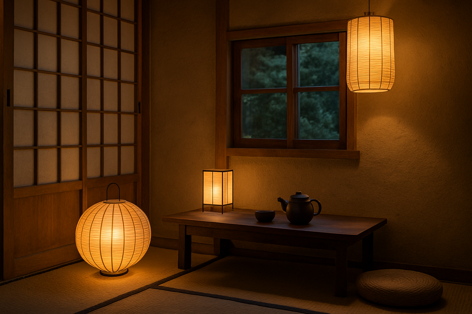 Quels luminaires pour une ambiance japonaise douce et chaleureuse ?