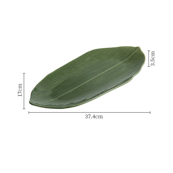 Assiette Feuille de Bananier