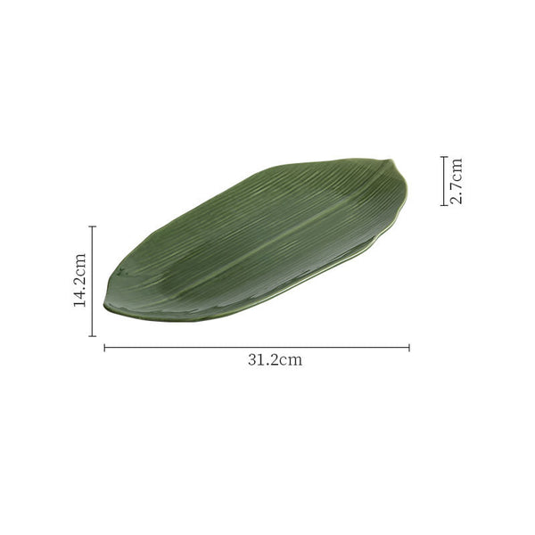 Assiette Feuille de Bananier