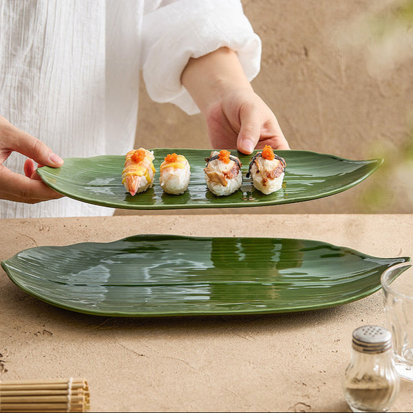 Assiette Feuille de Bananier