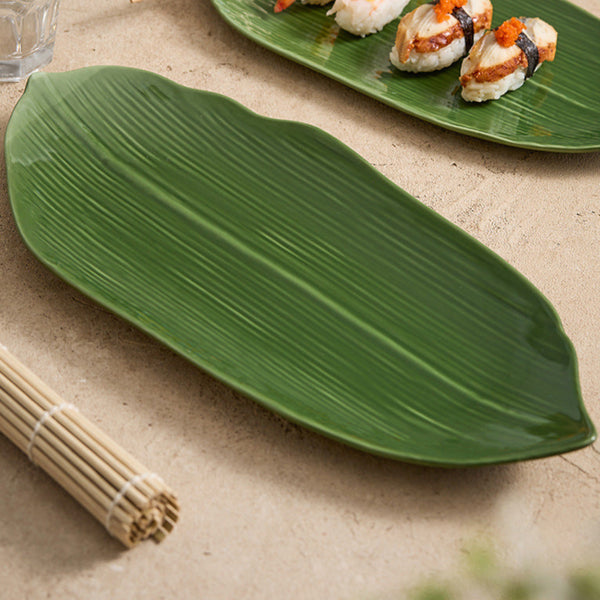 Assiette Feuille de Bananier