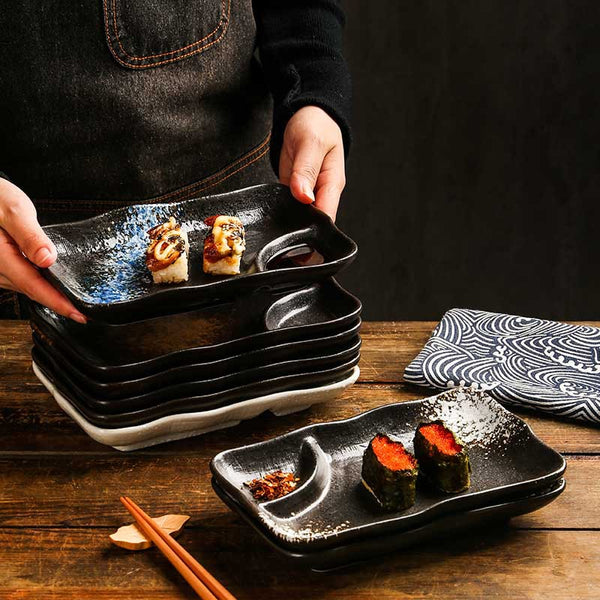 Assiette Japonaise Rectangulaire