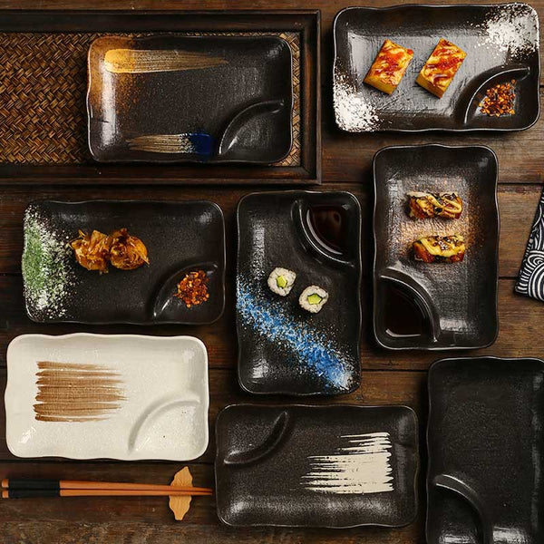 Assiette Japonaise Rectangulaire