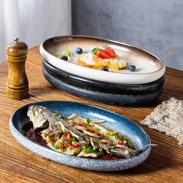 Assiette Ovale