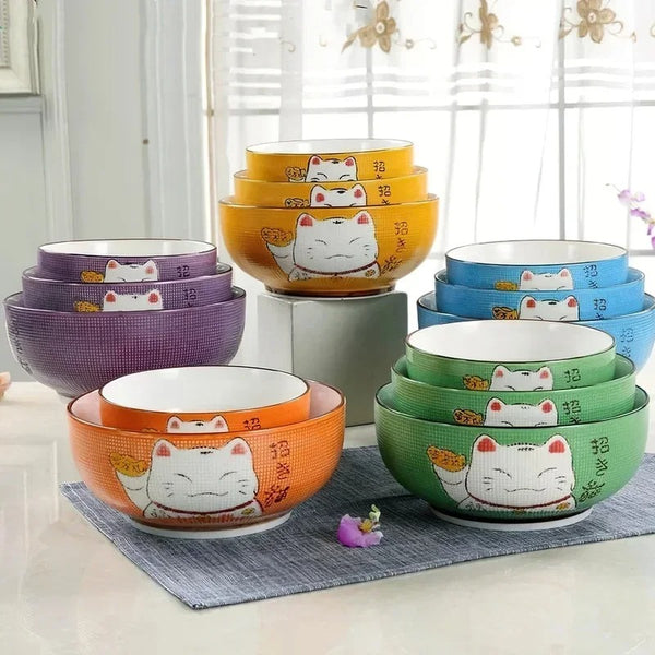 Bol Japonais Maneki Neko