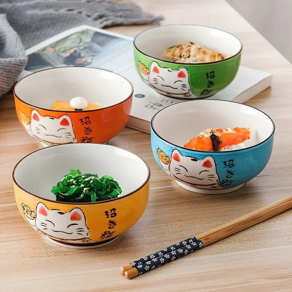 Bol Japonais Maneki Neko