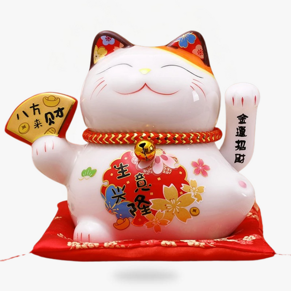 Chat Porte Bonheur Japonais Maneki Neko