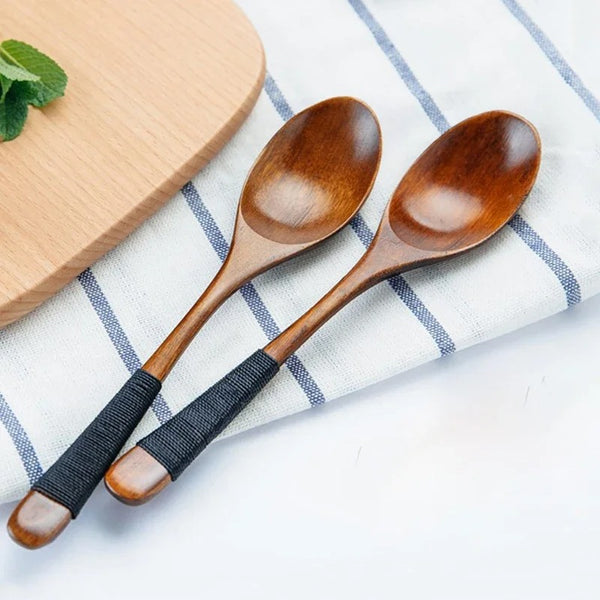 Lot de 2 Cuillères en Bois Japonaises