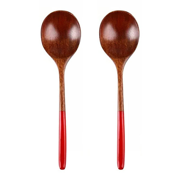 Lot de 2 Cuillères en Bois Japonaises