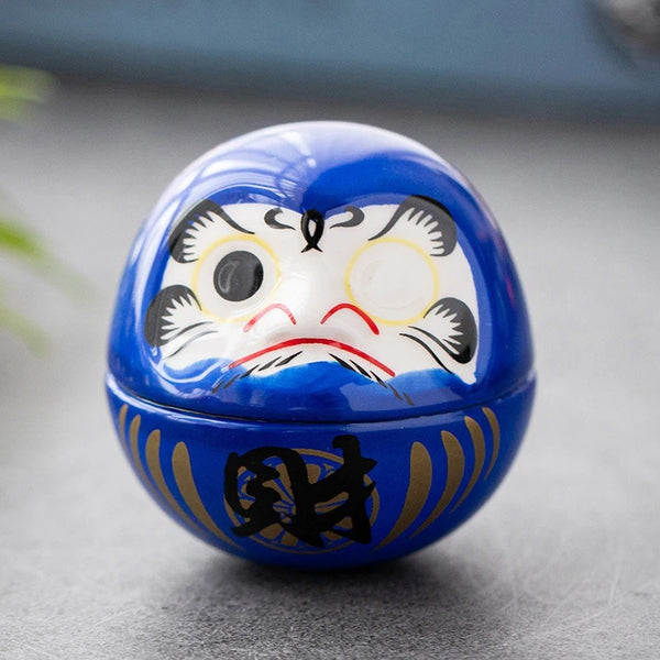 Daruma Bleu - Réussite Professionnelle