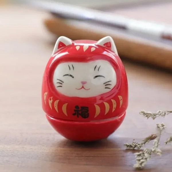 Darumas Maneki Neko - Lot de 5