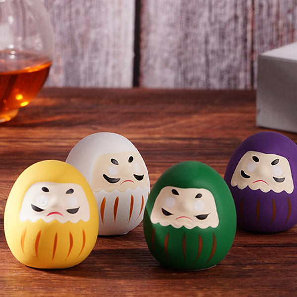 Daruma Japonais Jaune