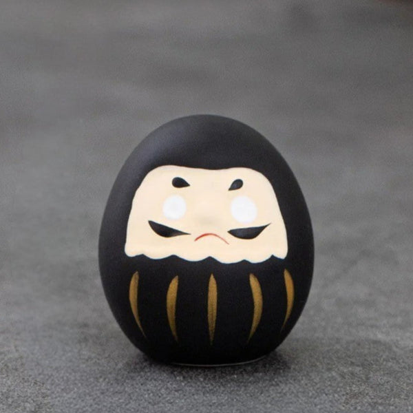 Daruma Japonais Noir