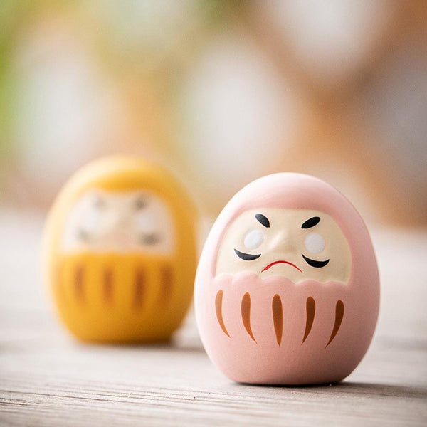Daruma Japonais Jaune