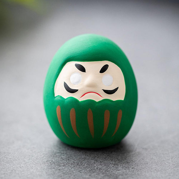 Daruma Japonais Vert