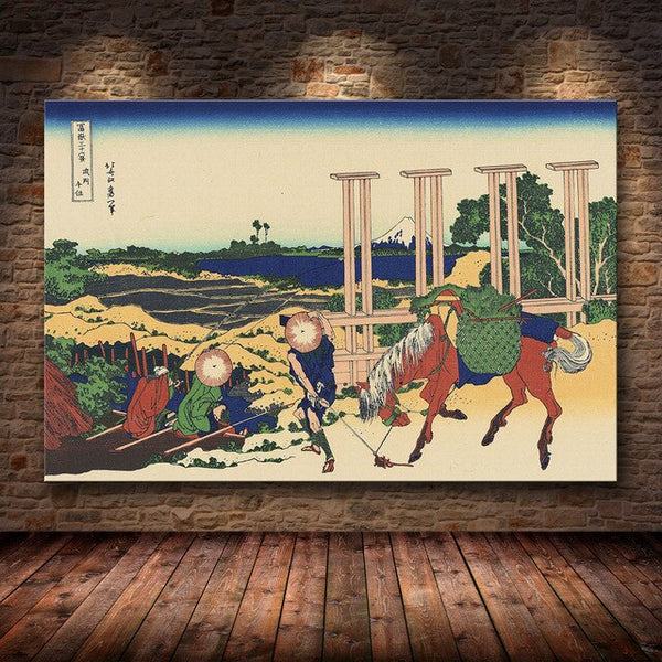 Estampe Japonaise Cheval