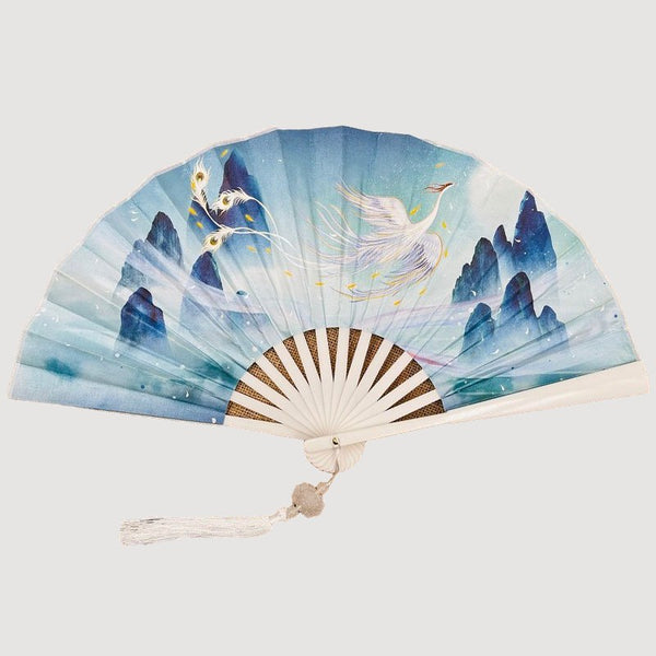 Éventail Japonais Phénix