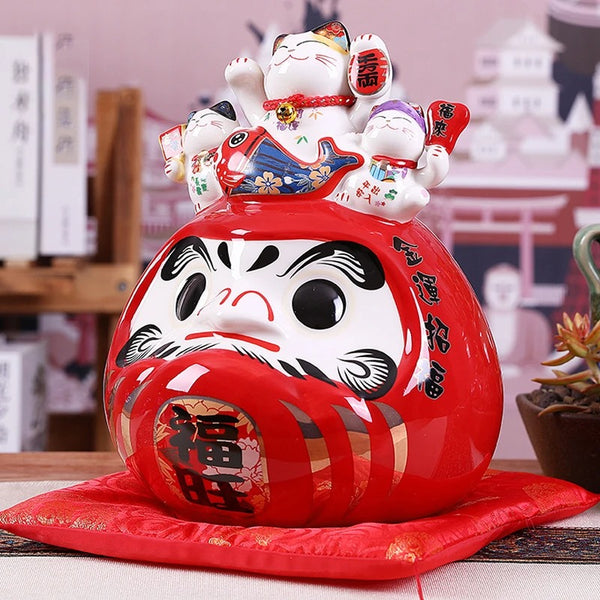 Grand Daruma Maneki Neko