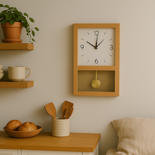 Horloge Bois Murale