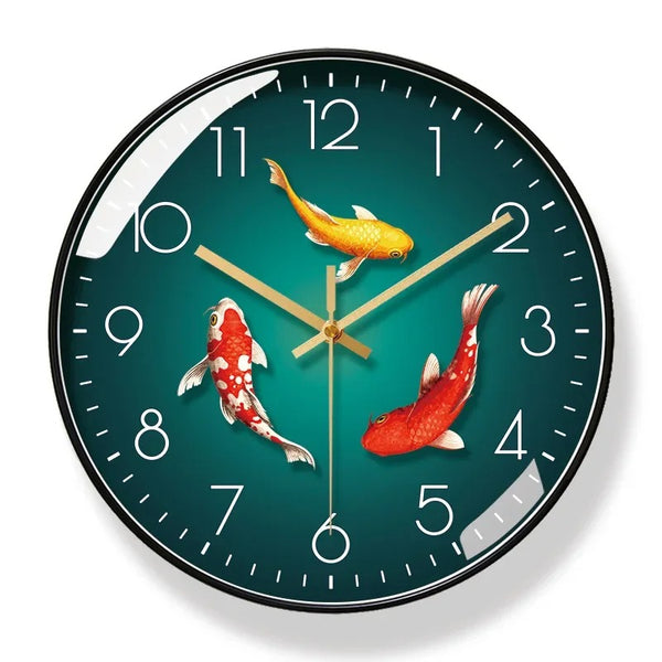 Horloge Carpe Koï
