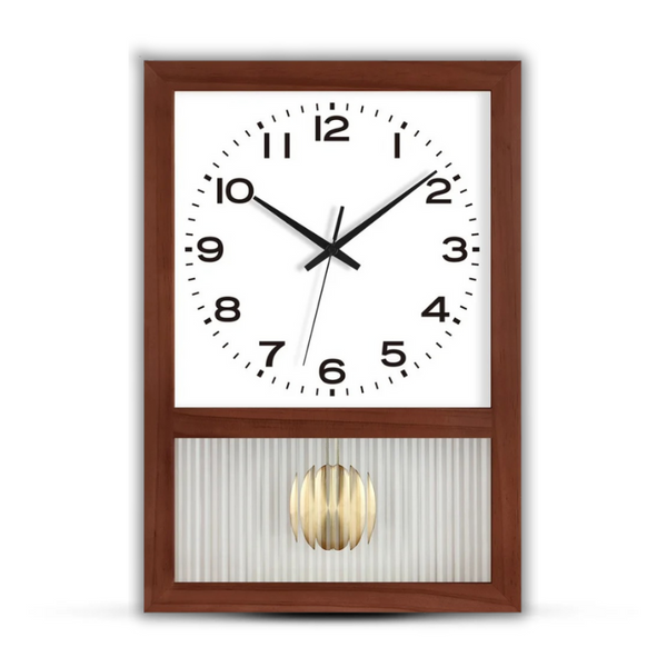 Horloge Japonaise Rétro en Bois
