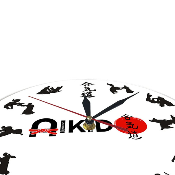 Horloge Japonaise Aïkido