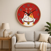 Horloge Japonaise Chat
