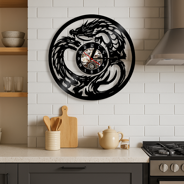 Horloge Japonaise Dragon