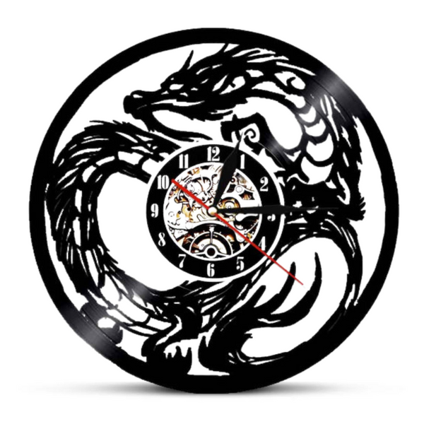 Horloge Japonaise Dragon
