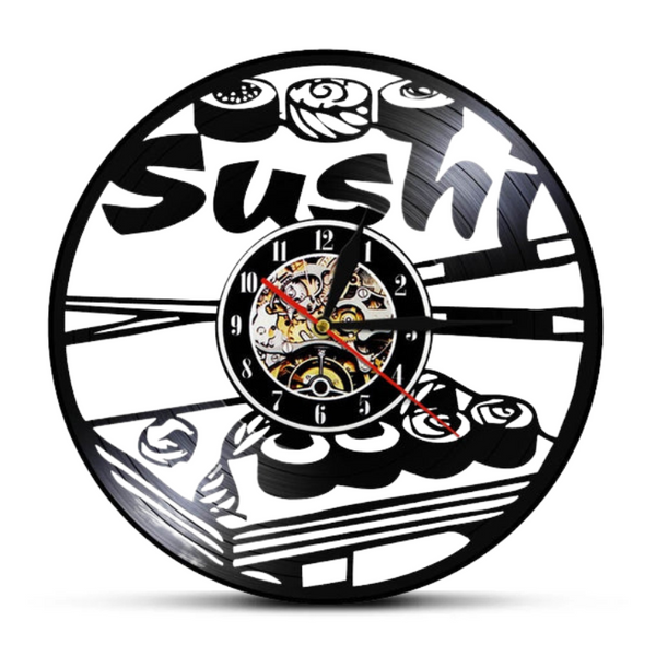 Horloge Japonaise Sushi