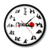 Horloge Murale Japonaise Aïkido