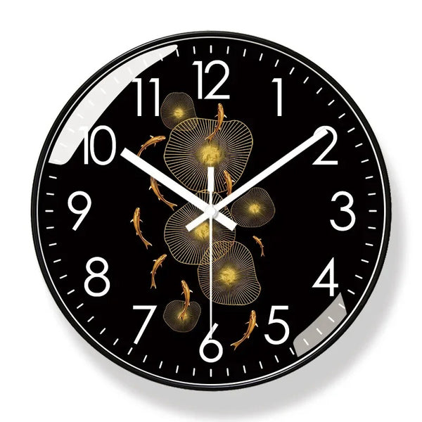 Horloge Murale Japonaise Carpe Koï