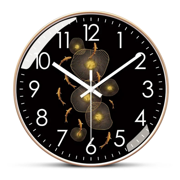 Horloge Murale Japonaise Carpe Koï
