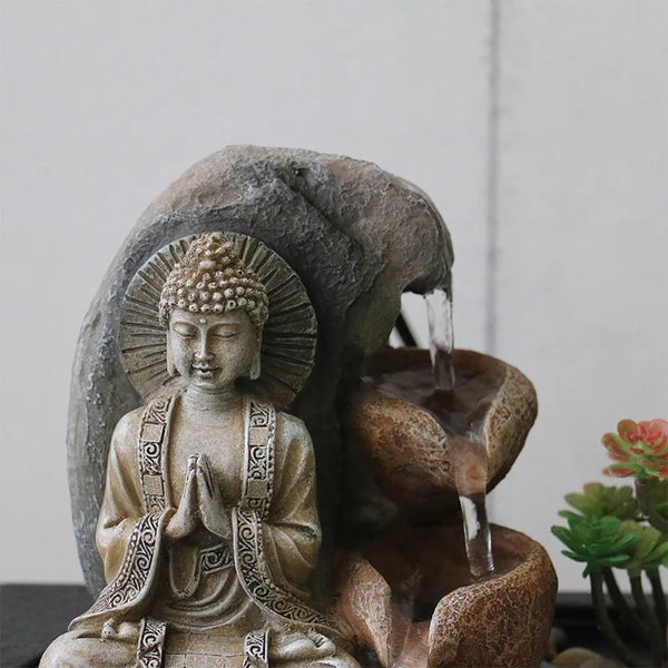 Jardin Zen Miniature avec Fontaine