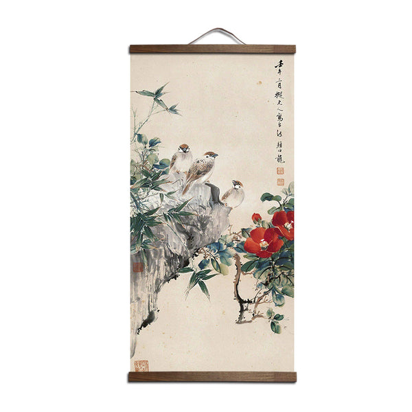 Kakemono Japonais Floral