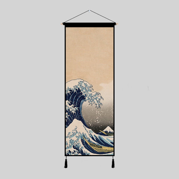 Kakemono Japonais Vague de Kanagawa