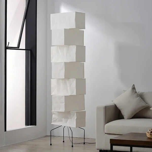 Lampadaire Papier Japonais