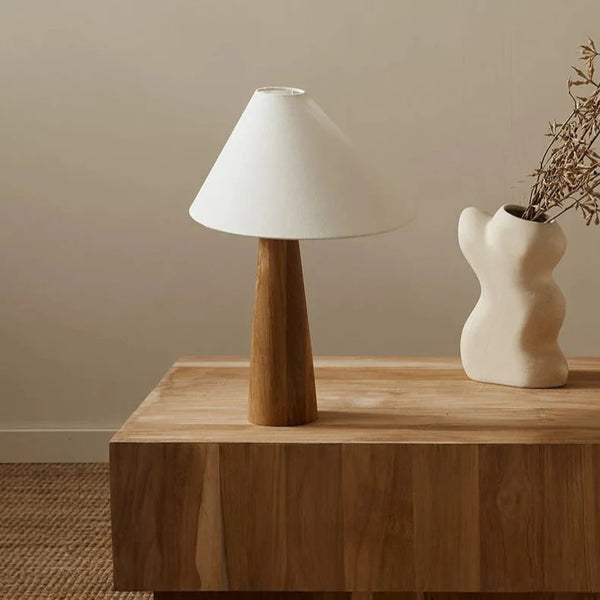 Lampe de Chevet Bois Style Japonais