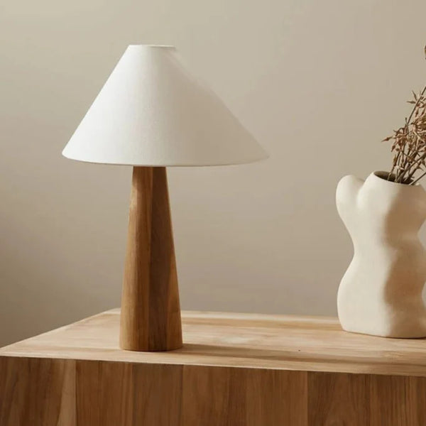 Lampe de Chevet Bois Style Japonais