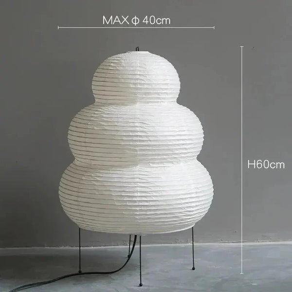 Lampe en Papier Japonaise