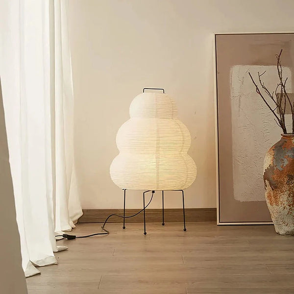 Lampe en Papier Japonaise