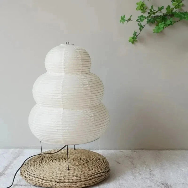 Lampe en Papier Japonaise