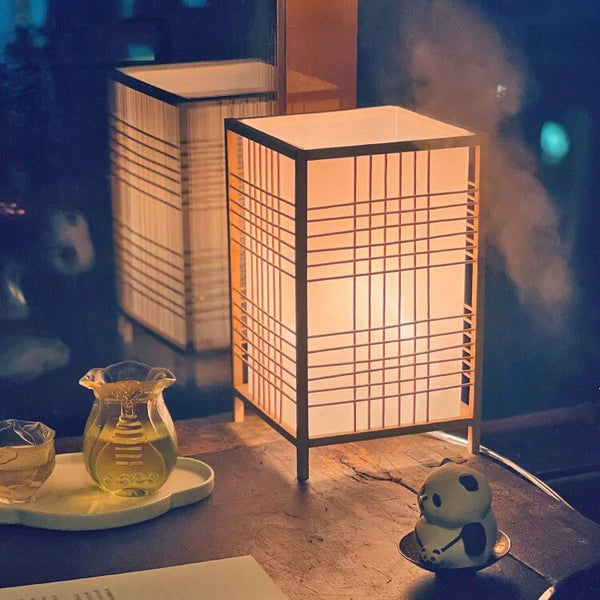 Lampe Japonaise en Bambou