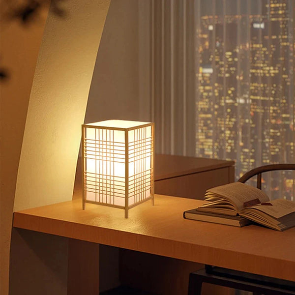 Lampe Japonaise en Bambou