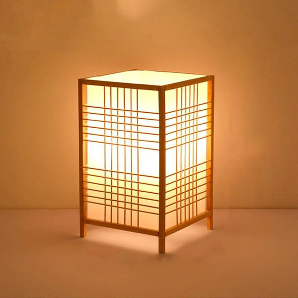 Lampe Japonaise en Bambou