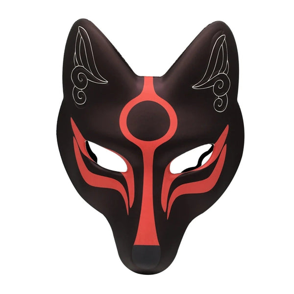 Masque Kitsune Noir
