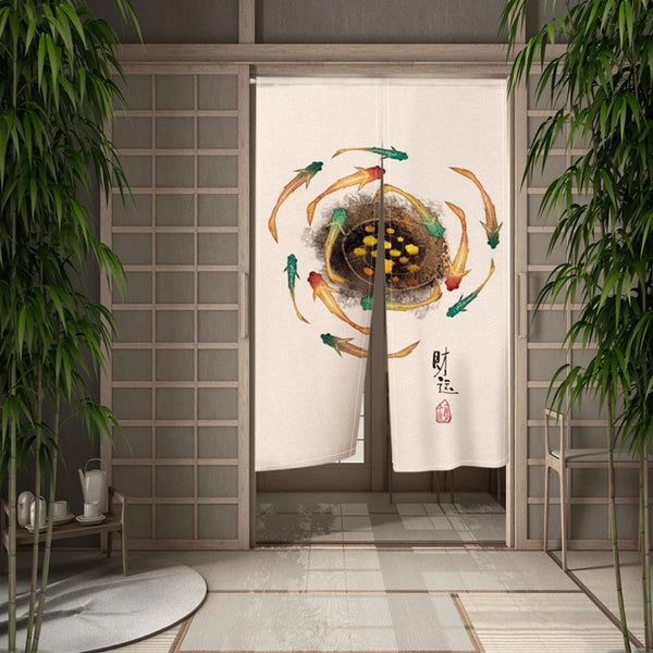 Noren Japonais Coloré